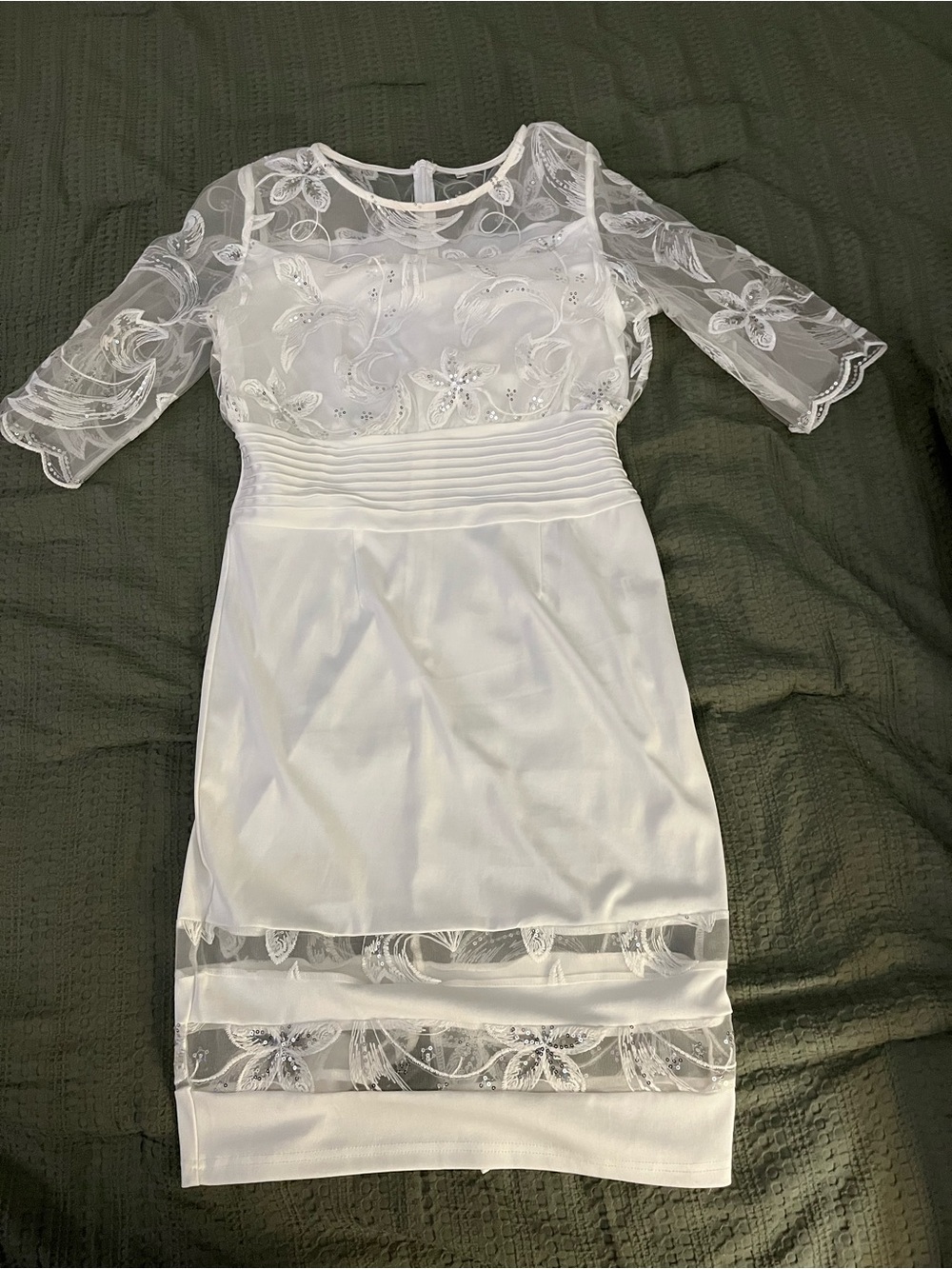 Floral Lace Mini Dress Size Medium